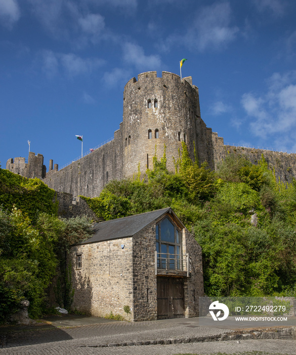 Castle, Dyfed, County, Pembroke, Wales, UK, England, Great Brittain,