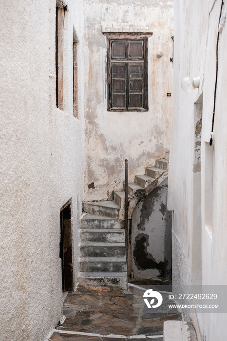 street and exterior of Naxos, Greece