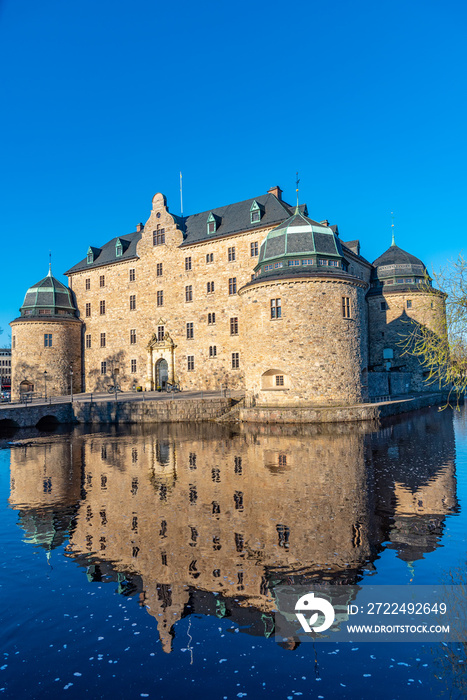 View of the Orebro castle, Sweden