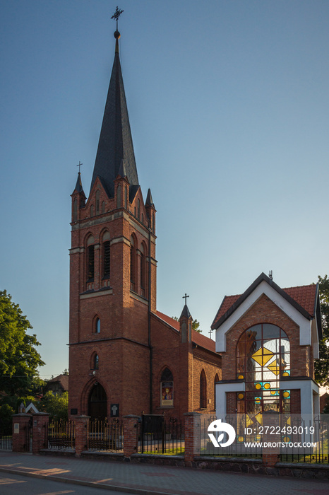 Church in Olecko, Masuria, Poland