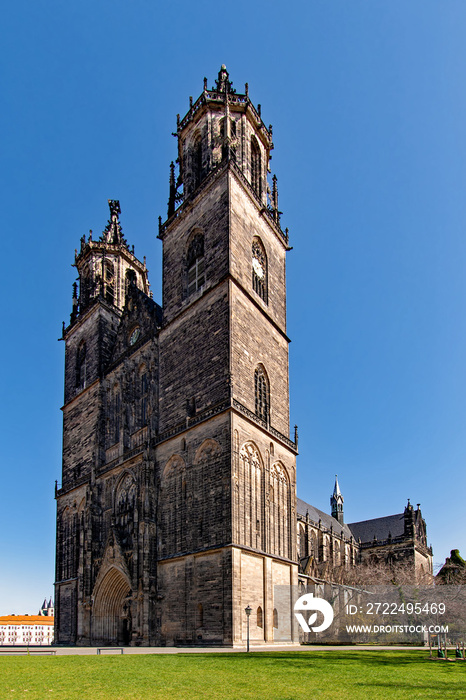 Der Dom in Magdeburg in Sachsen-Anhalt, Deutschland