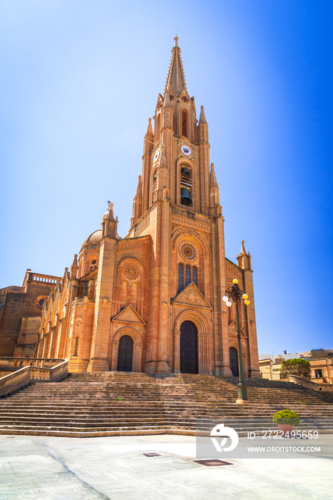 Mgarr, Malta - Gothic church in Gozo Island