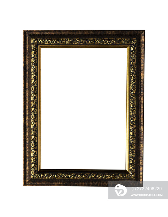 Antique gold picture frame