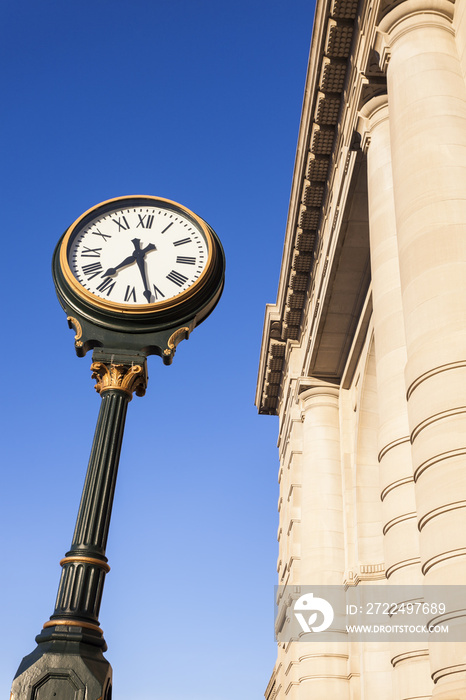 Clock at Union Station in Kansas City