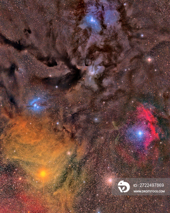 Antares and Rho Ophiuchi Mosaic