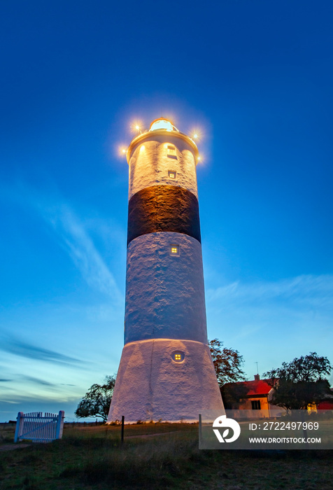 Light house, Sweden, oland at night