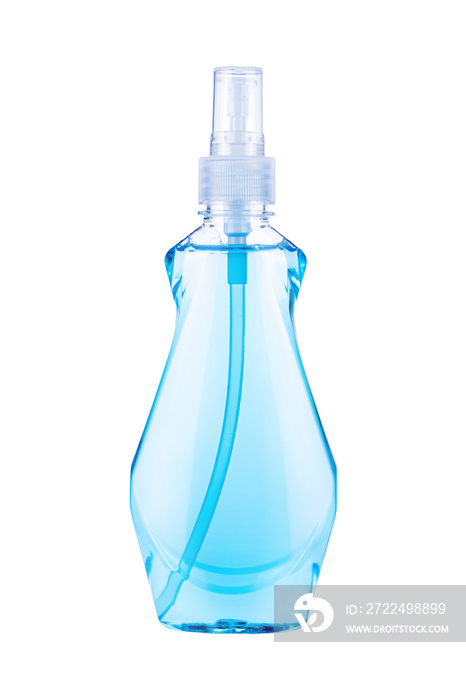 Glass cleaner bottles placed separately on a transparent background.png