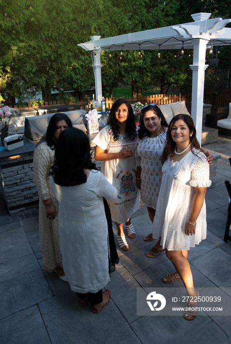 Women enjoying a conversation