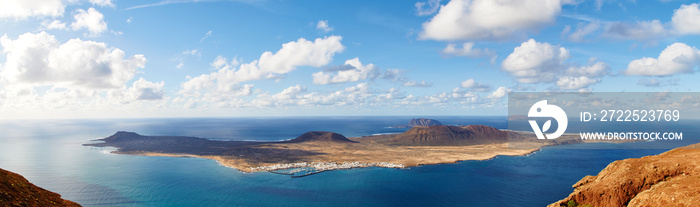 Panorama of La Graciosa