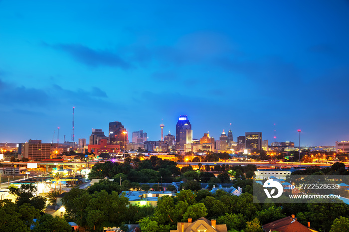 San Antonio, TX cityscape