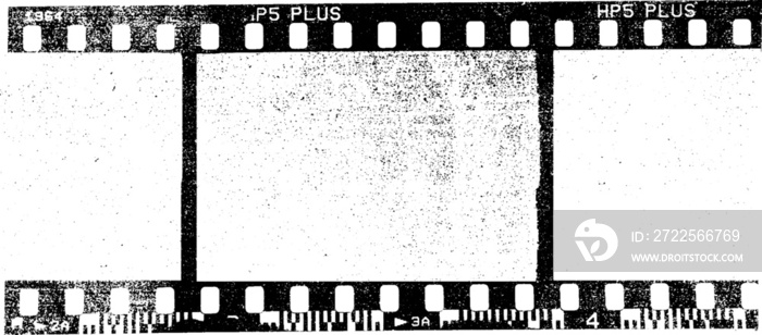 具有透明背景的胶片纹理