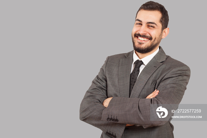 businessman  at office with suit and tie