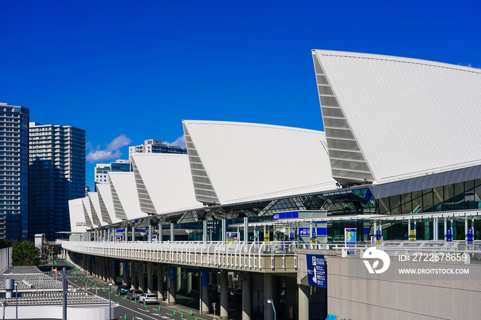 横浜の都市風景 パシフィコ横浜（横浜市みなとみらい地区）