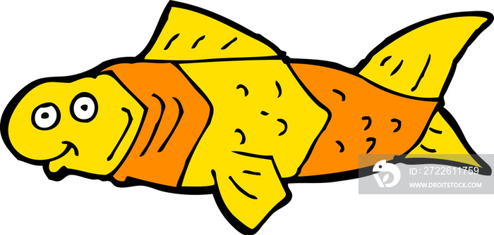 cartoon funny fish