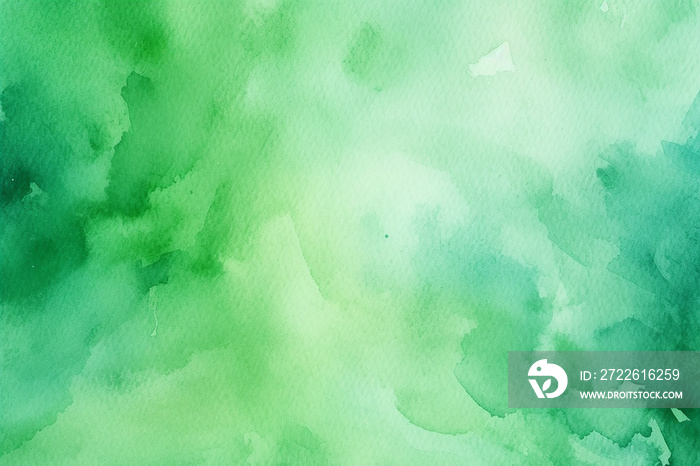 Green watercolor abstract background