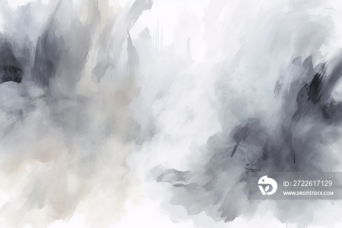 Grey watercolor abstract background