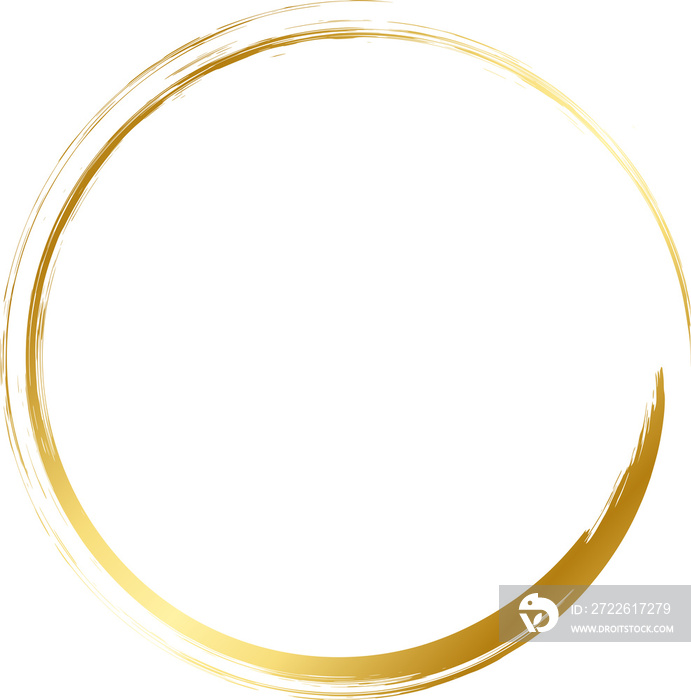 Gold Circle Frame Gradient