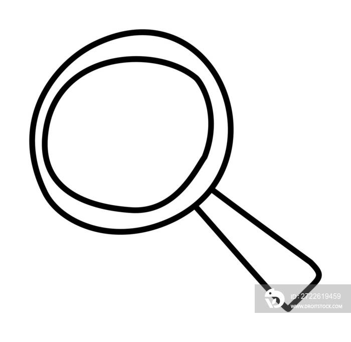 magnifier sketch icon illustration design art