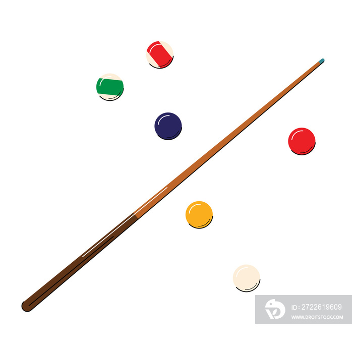 snooker pool billiard balls isolated