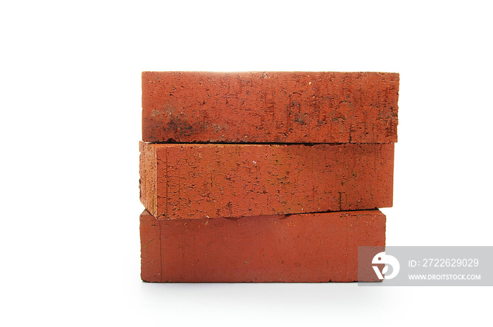 Red clay bricks