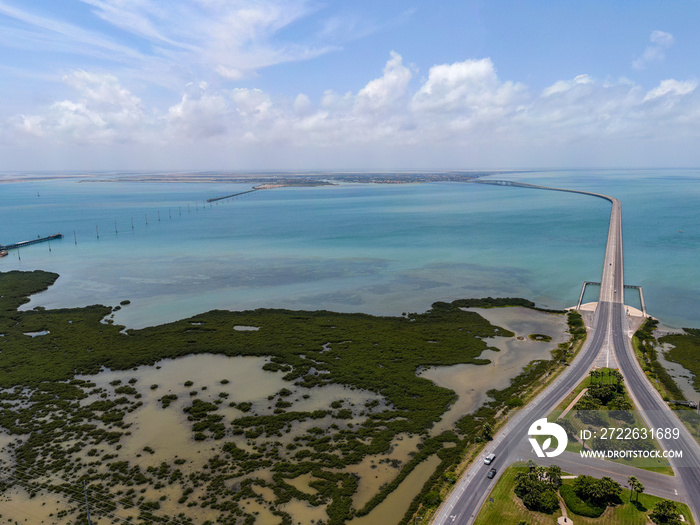 Queen Isabella Causeway, Laguna Madre, South Padre Island Texas