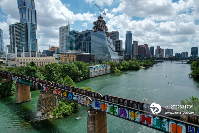 Downtown Austin Texas, From the West looking East 4