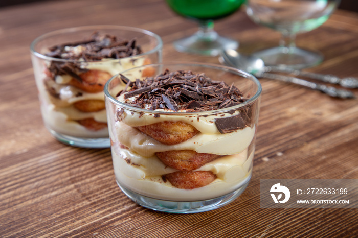 dessert tiramisu’in bicchiere