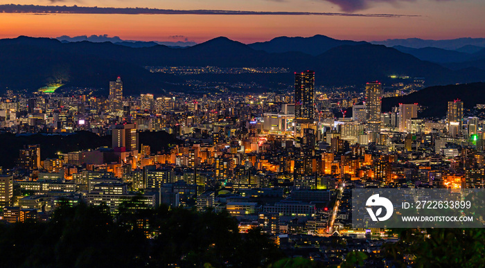 広島市の夜景