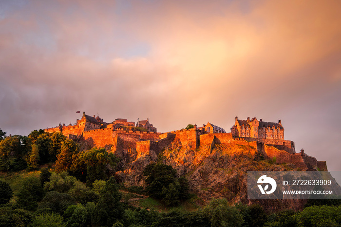 Edinburgh Castle at Sunrise, Edinburgh, Scotland