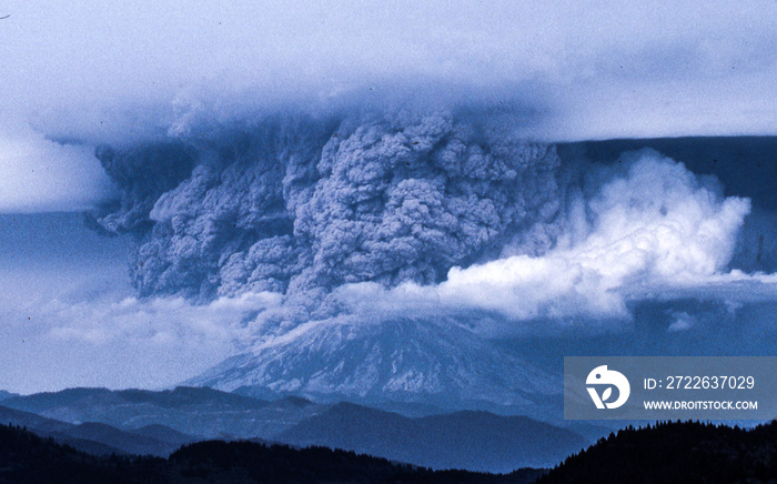 Mt. St. Helens eruption, May 18, 1980.