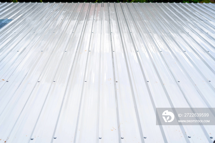 White PU foam metal sheet roof