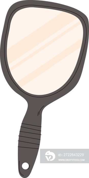 hand mirror beauty and hair salon clipart