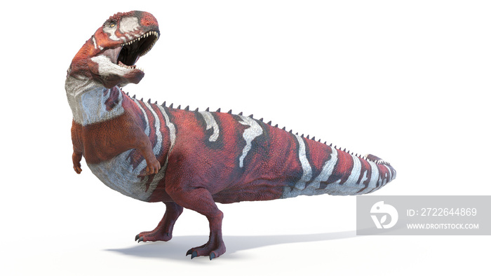 3d rendered dinosaur illustration of the Majungasaurus