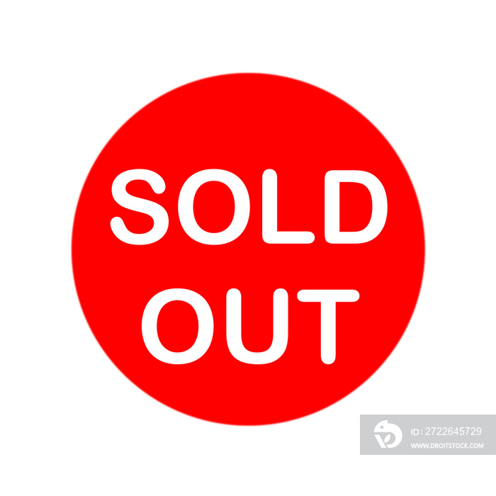 sold out icon