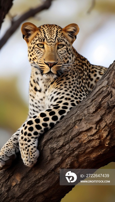 Leopard Laying on a Tree