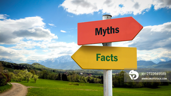 Street Sign to Facts versus Myths