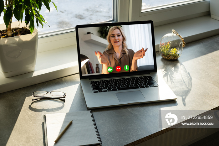 Video Conference Work Webinar Online At Home