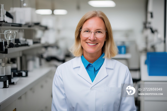 Portrait Of Scientist In Laboratory