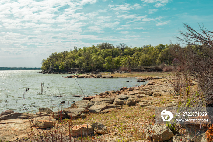 Lake state park, Brownwood Texas, nature landscape