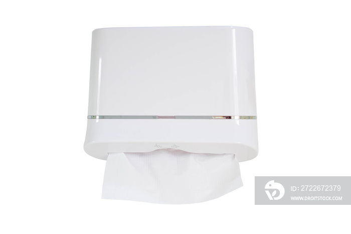 white toilet paper box in toilet isolated on transparent background, PNG File