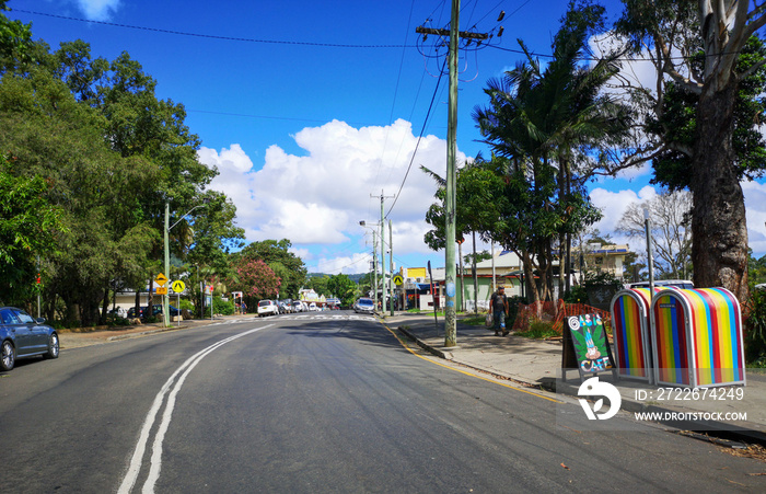 Main Street through Nimbin - is known the world over as Australia’s most famous hippie destination and alternative lifestyle capital.