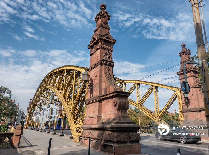 Old bridge in on the way to Centennial Hall in Wroclaw