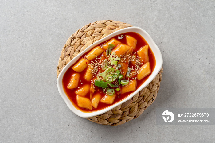 Korean food dishes Stir-fried Tteokbokki Rice Cake