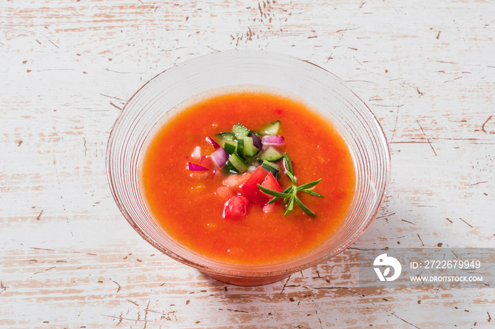 ガスパチョ　スペインの冷たいスープ　gazpacho (spanish cold soup)