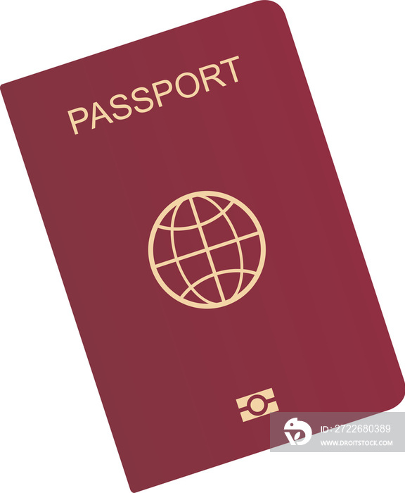 Passport and boarding pass.