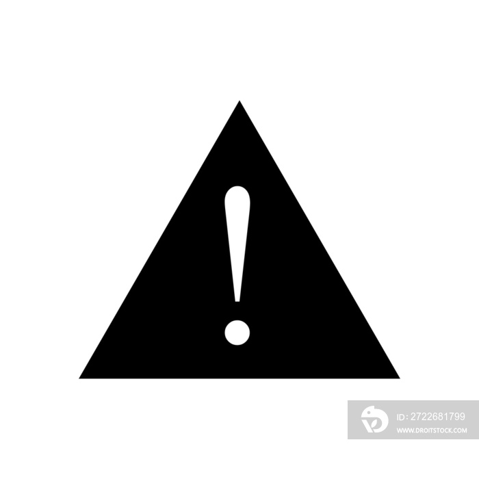 attention sign symbol for icon design