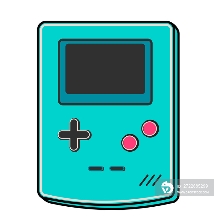 Handheld Game Console 90’S Sticker