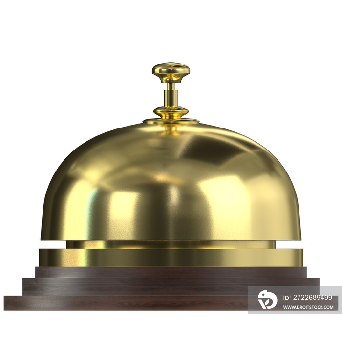 3d rendering illustration of a reception bell