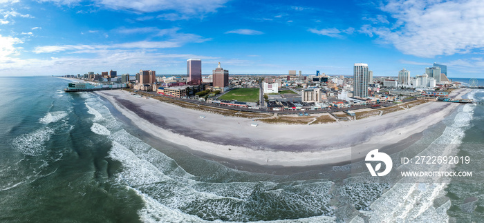 Skyline of Atlantic City, USA