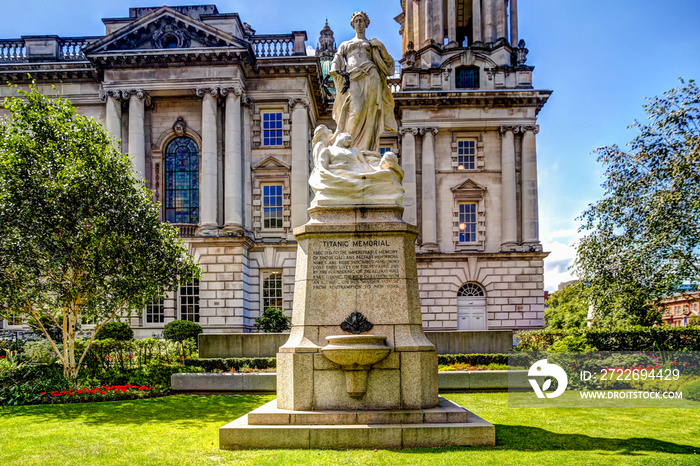 The Titanic Memorial in Belfast Ireland